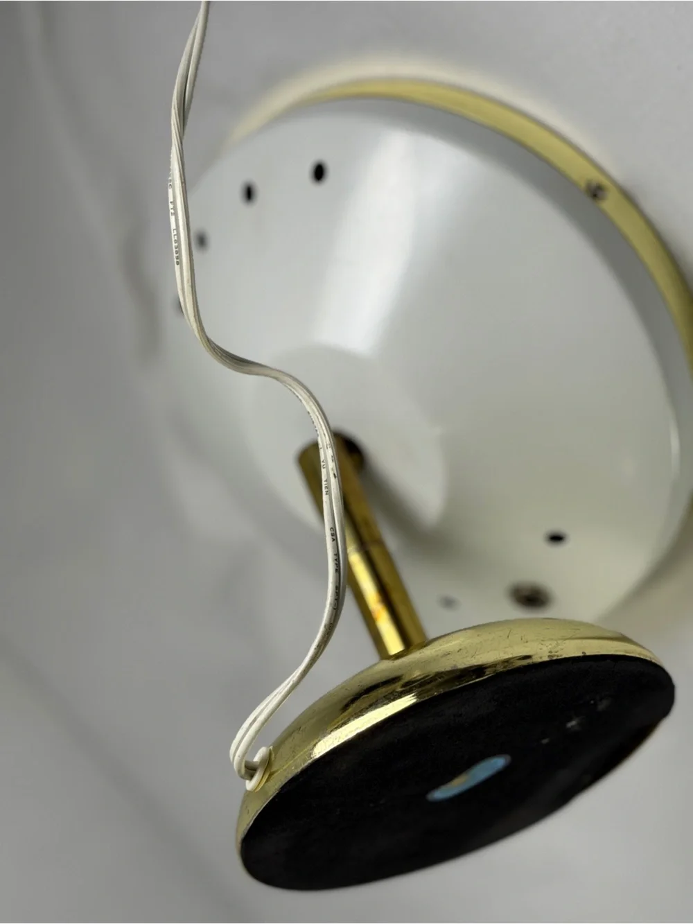 Vintage 80’s Makeup Mirror Ton Jon Nova Vanity Lighted Gold Hollywood Regency